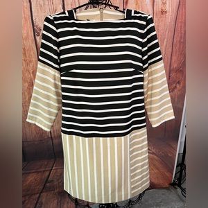 😎Bundle 2 for 30 Anthropologie 4C Collective Striped Tunic Mini Dress Size 10